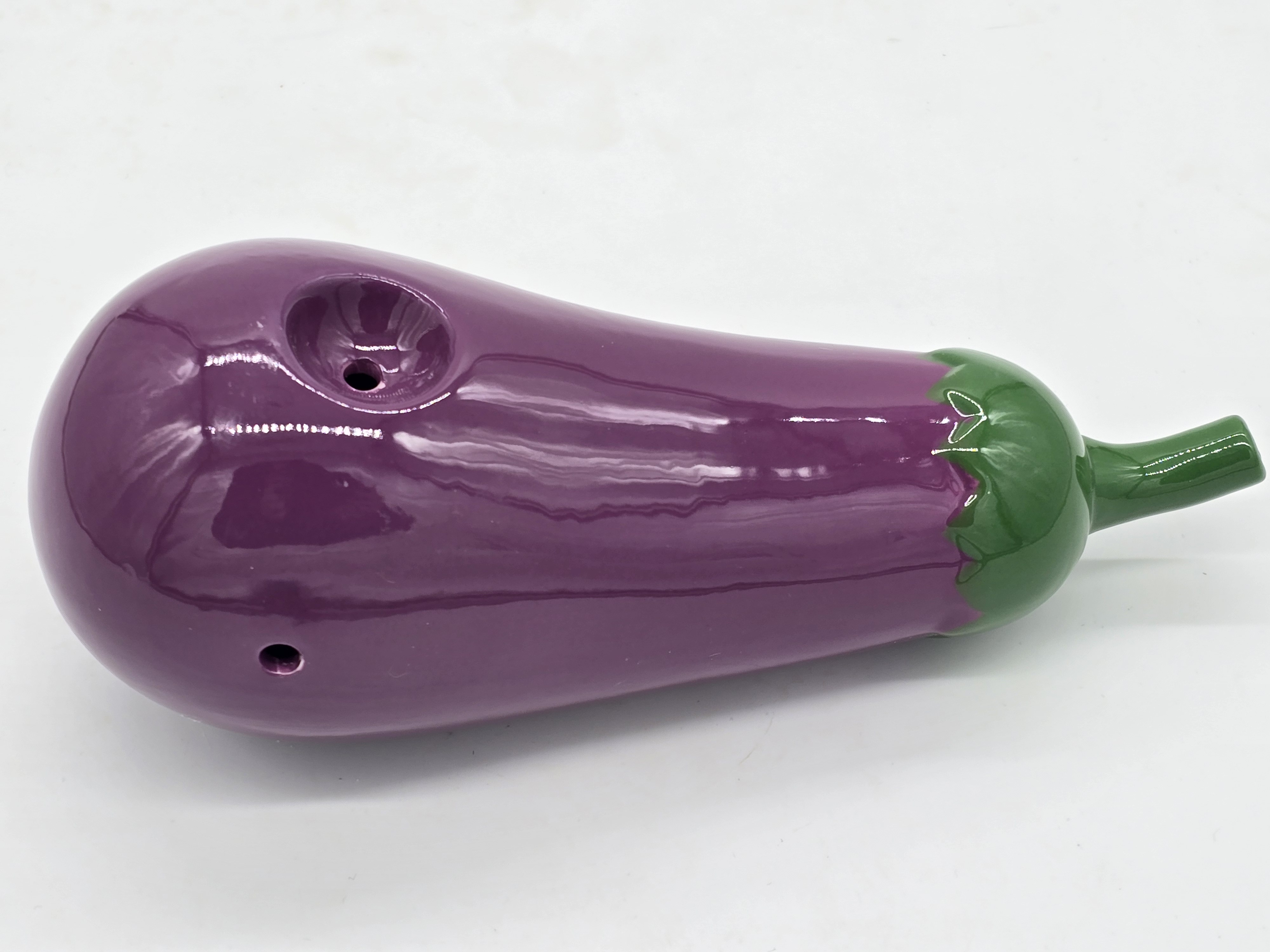 Egg Plant Ceramic Pipe