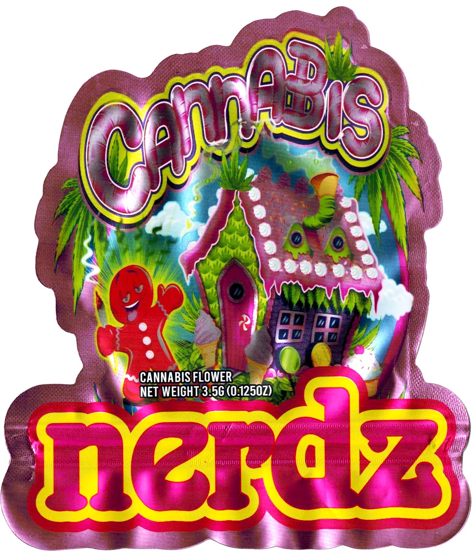 Smell-Proof Designer Zip Bags, 3.5G (10 Pcs) - Nerdz