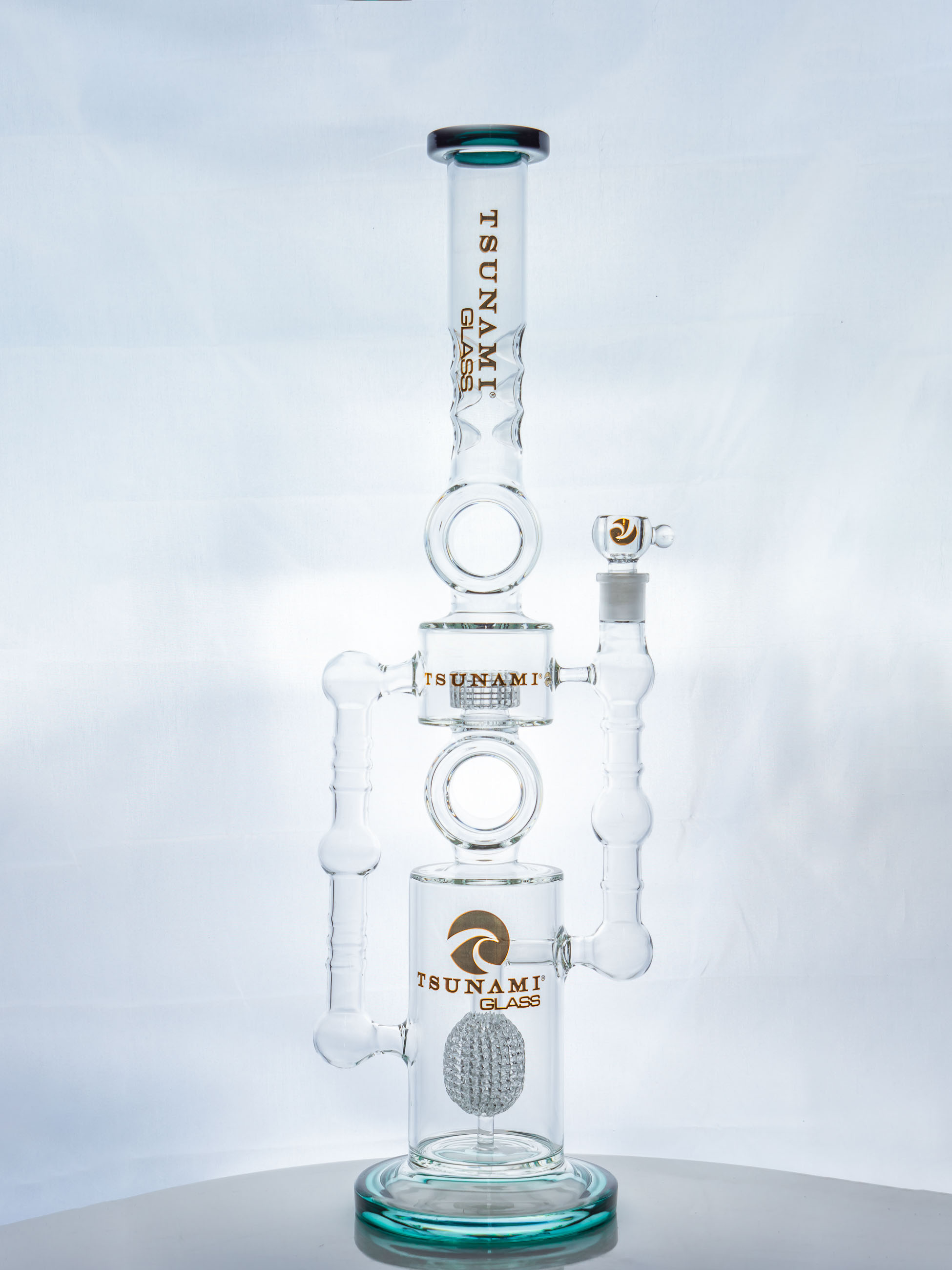 APPLE DOUBLE DONUT SHOWER HEAD PERC 26