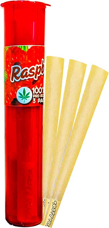 Tasty Puff Flavored Cones- Raspberry