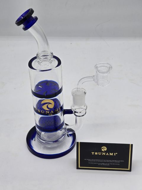 Tsunami Concentrate Rig Double Honeycomb Turbine 8″