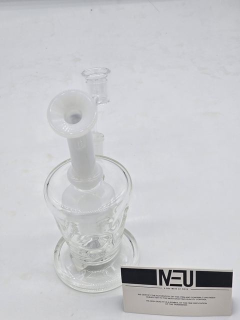 NEU Concentrate Rig Inline Swiss (8″) – White