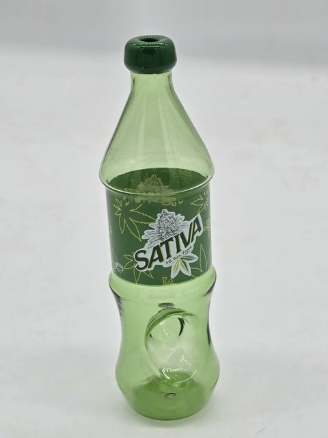 4.5" Bottle Glass Hand Pipe