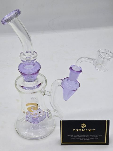 Tsunami Concentrate Rig Shower Head Pyramid 10″