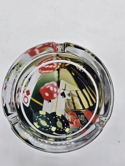 Round Glass Ashtray