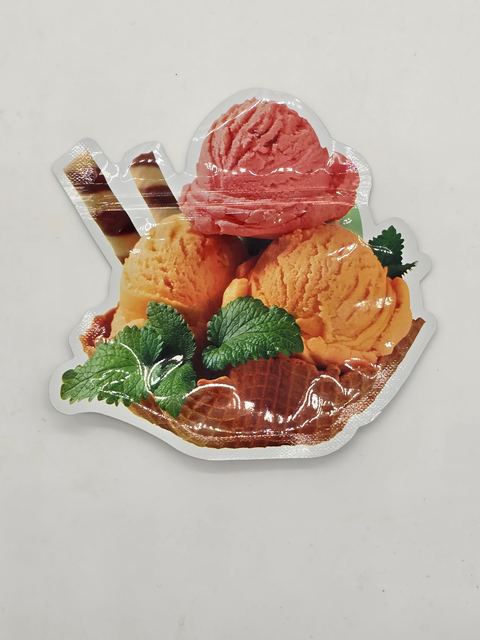 Smell-Proof Designer Zip Bags, 3.5G (10 Pcs) Ice Cream