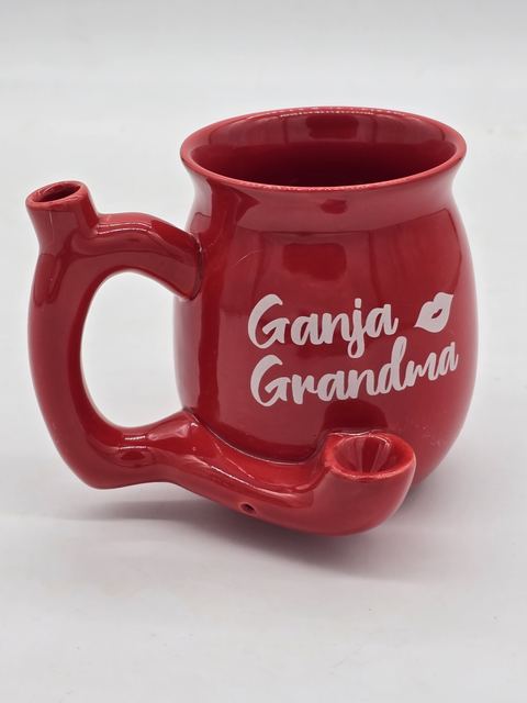 Ganja Grandma Ceramic Pipe Mug