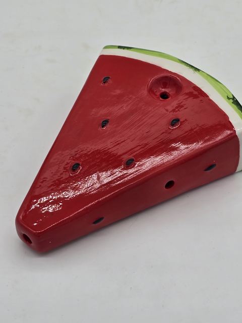 Watermelon Slice Ceramic Pipe