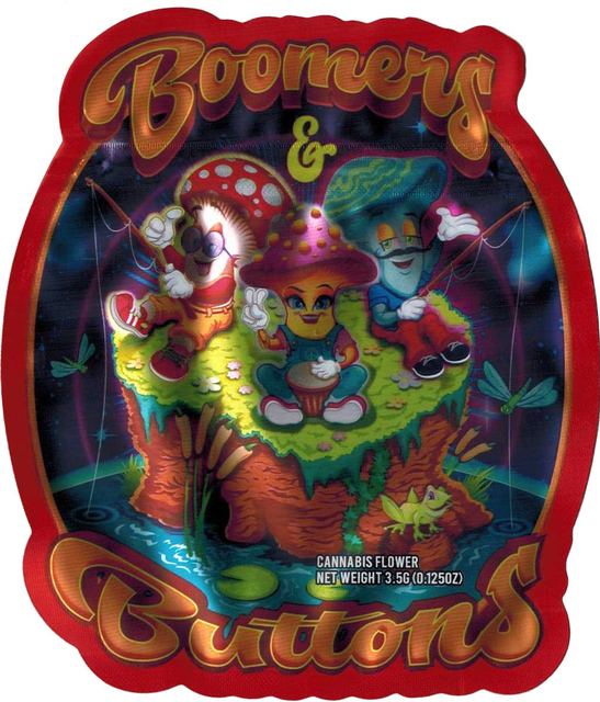 Smell-Proof Designer Zip Bags, 3.5G (10 Pcs) - Boomers