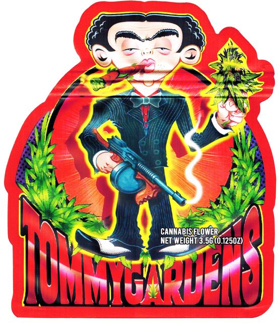 Smell-Proof Designer Die Cut Zip Bags, 3.5g (10pcs.) Tommy