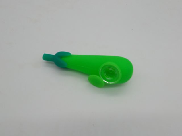 4" Silicone Eggplant Pipe