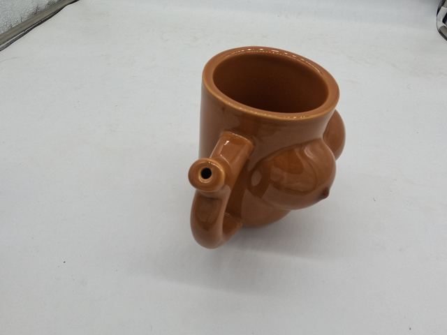 boobs ceramic pipe mug