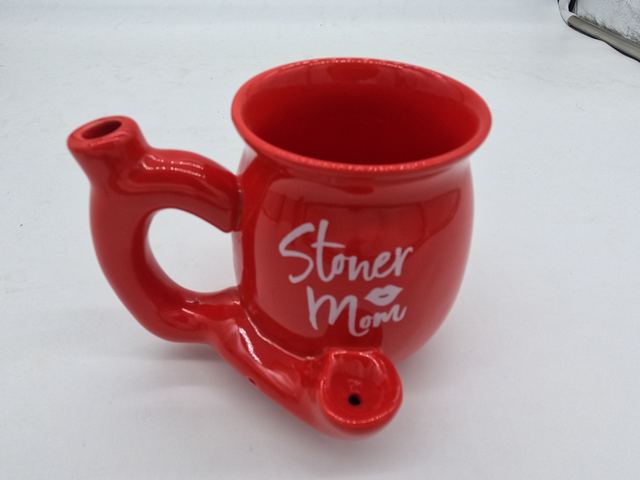 Stoner Mom Ceramic Pipe Mug