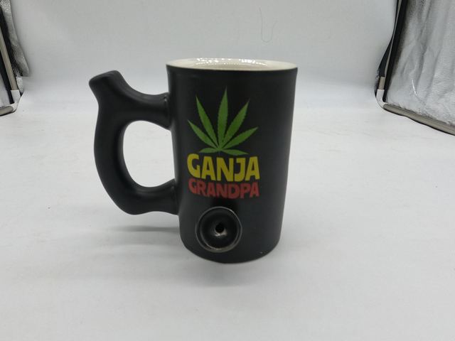 Ganja Grandpa Ceramic Pipe Mug