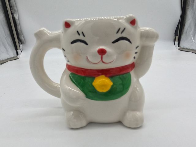 Cat Ceramic Pipe Mug