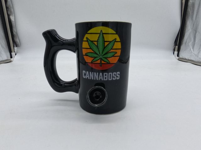 Cannaboss ceramic pipe mug