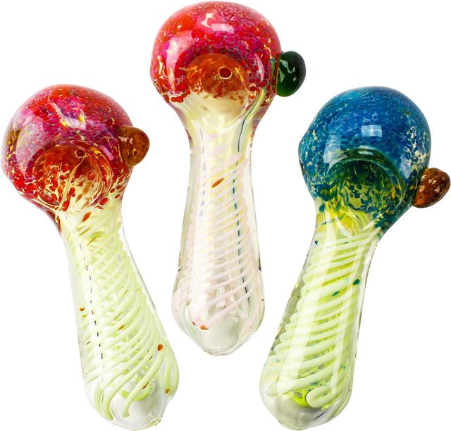 4" HEAVY Frit + SLYME Pipe (1pc)