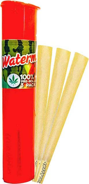 Tasty Puff Flavored Cones - Watermelon